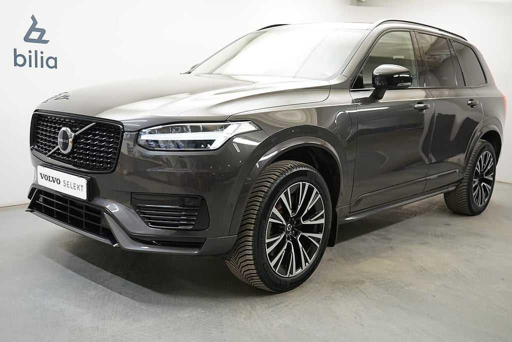 Volvo XC90 7 Säten Recharge T8 Ultimate Dark, Taklucka, on call, Navigat...