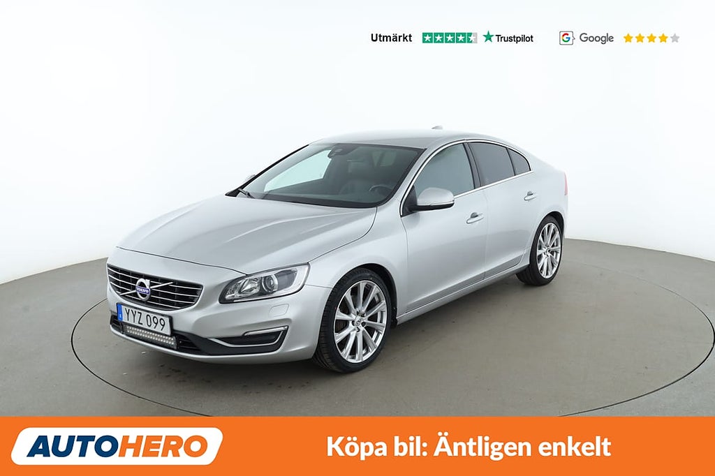 Volvo S60 D4 Polestar Optimering AWD / VOC, Dragkrok, GPS