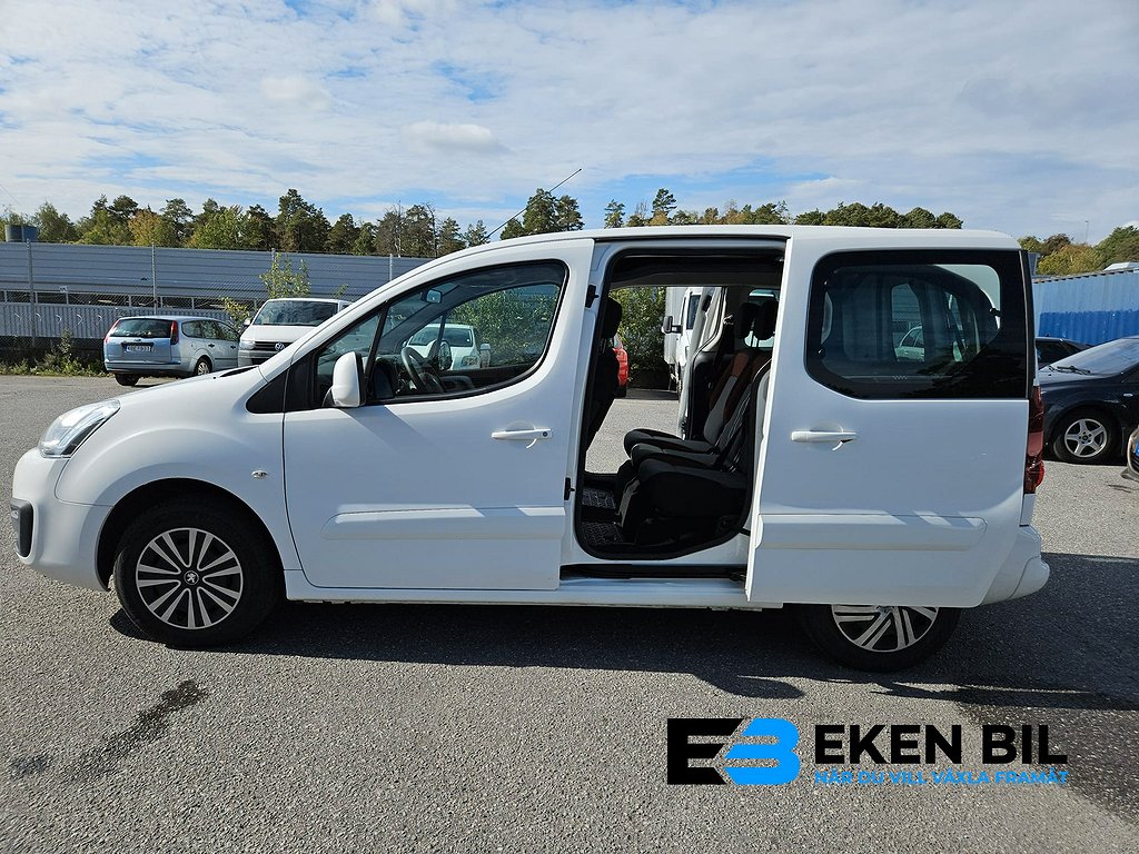 Peugeot partner tepee 1.6 AUT 5 Sits Nybesikt. Nyservad*