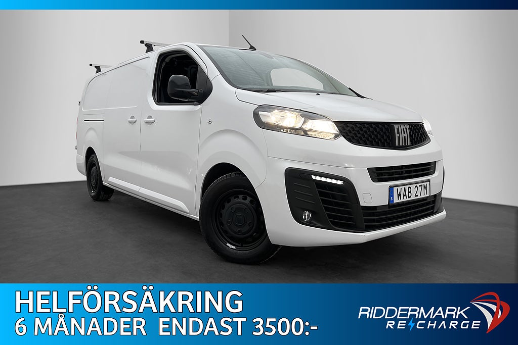 Fiat E-Scudo L3 136hk Kamera 3-Sits Bluetooth CARPLAY Moms