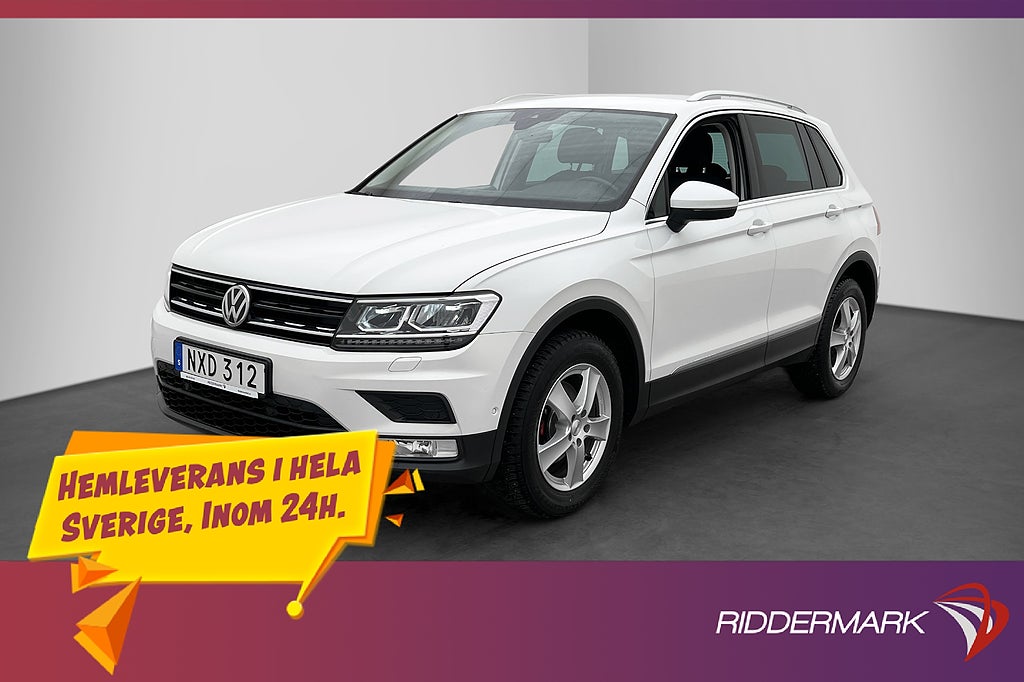 Volkswagen Tiguan TSI 4Motion 150hk Dragkrok Värmare Kamera