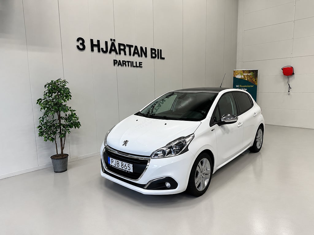 Peugeot 208 1.2 PureTech 82 ETG5 I Sensorer I Nyserv I 1,95% Ränta