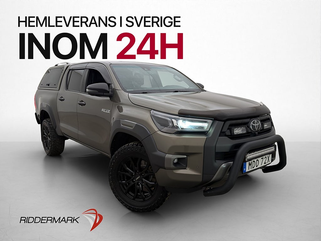 Toyota Hilux Invincible 2.8 4WD Värmare Drag JBL Skinn Moms