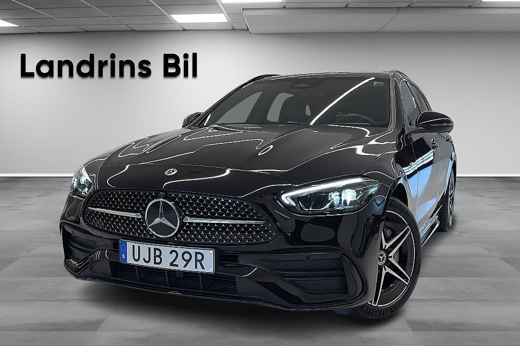 Mercedes-Benz C 300 T d e 4MATIC,AMG Line,Dragkrok,Nightpackage,MOMS