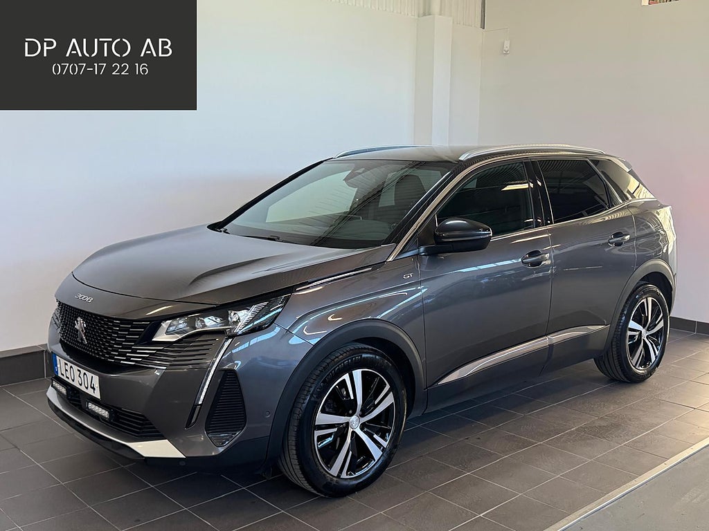 Peugeot 3008 1.5 BlueHDi 130HK GT Line Drag Värmare Kamera MOMS/VAT