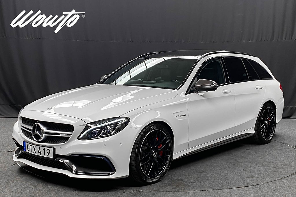Mercedes-Benz C 63 S T AMG 510HK /Kolfiber /Sv-Såld /Se Sp