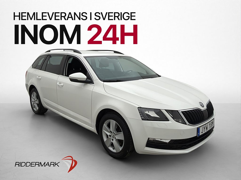 Skoda Octavia 1.0 TSI 115hk Värmare Drag CarPlay Sensorer