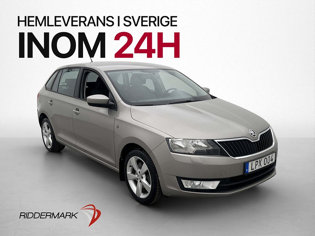 Skoda Rapid Spaceback Spaceback TSI 105hk Sensorer Dragkrok 0,5l/mil