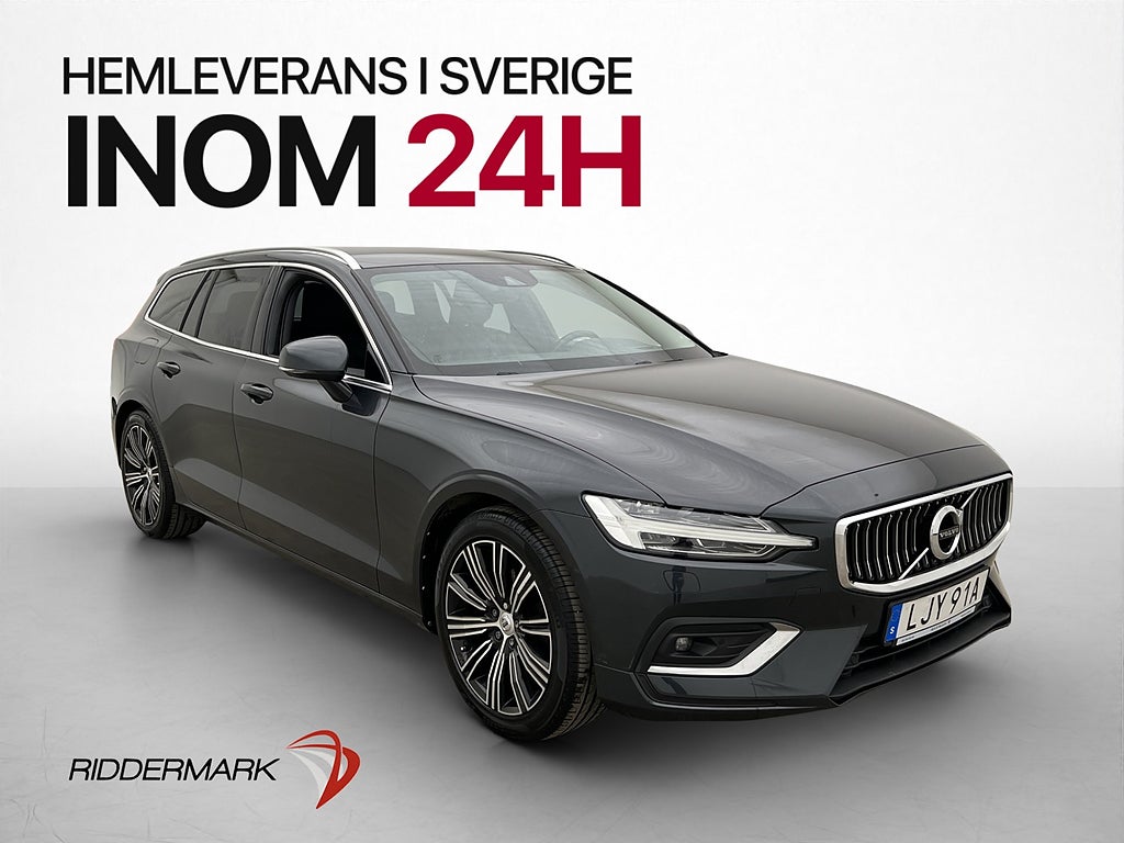 Volvo V60 D3 Inscription VOC Värm HUD Kamera Navi Skinn Drag