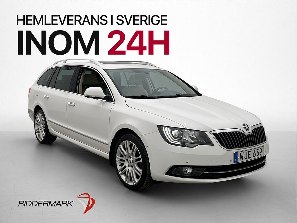 Skoda Superb Kombi TDI 4x4 Tre Kronor Pano D-Värmare Navi