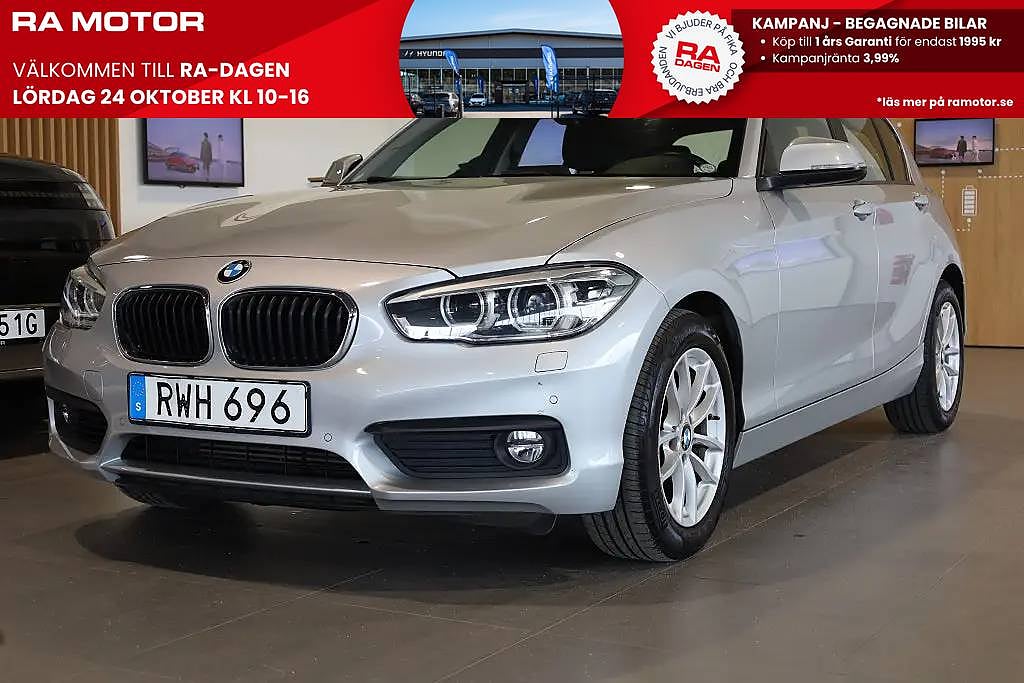 BMW 118i Steptronic Advantage PDC Connected Blåtand 2017