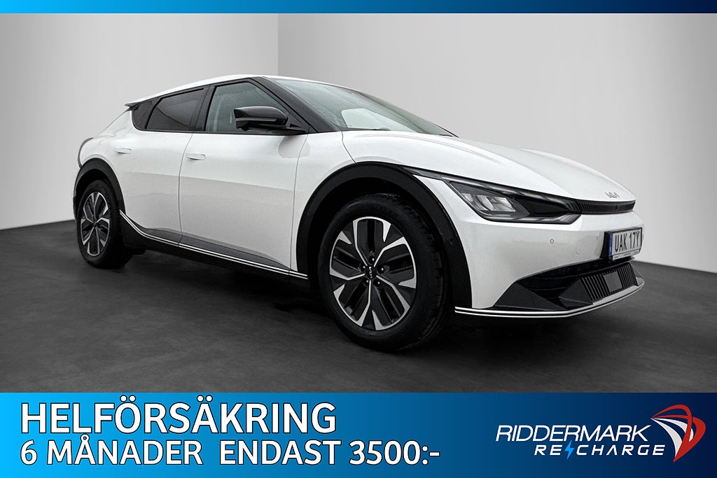 Kia EV6 77.4 kWh Plus Dragkrok 360°  Skinn Elstolar MOMS