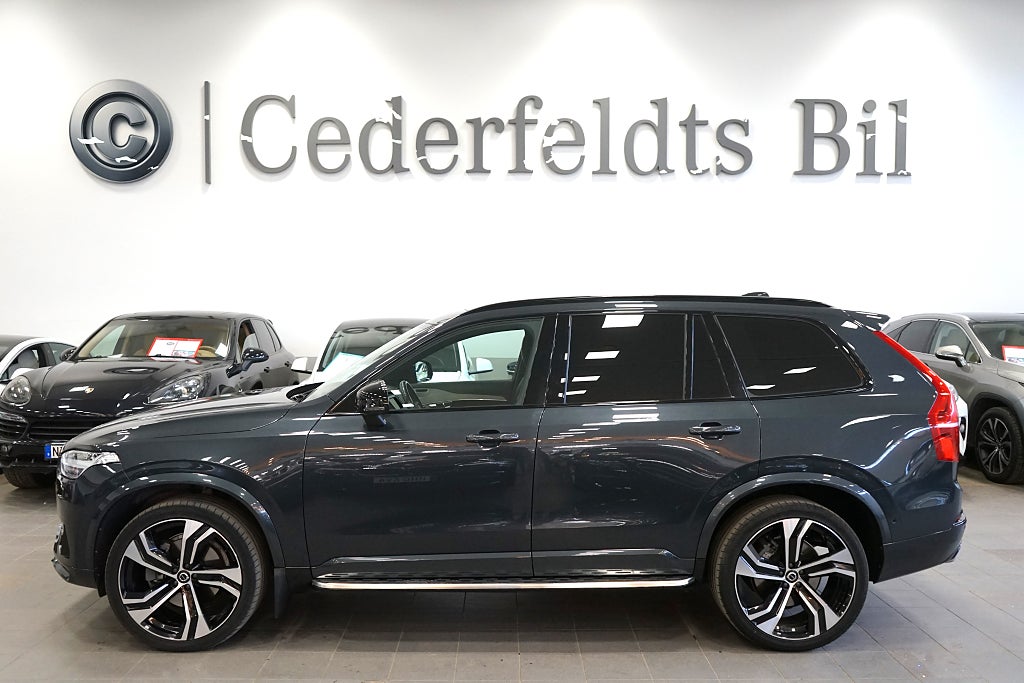 Volvo XC90 7-Sits B5 AWD R-Design B&W Pano HuD Navi Luftfjädring