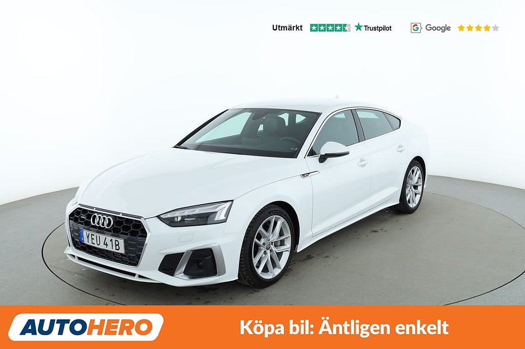 Audi A5 Sportback 45 TFSI quattro / Värmare, CarPlay