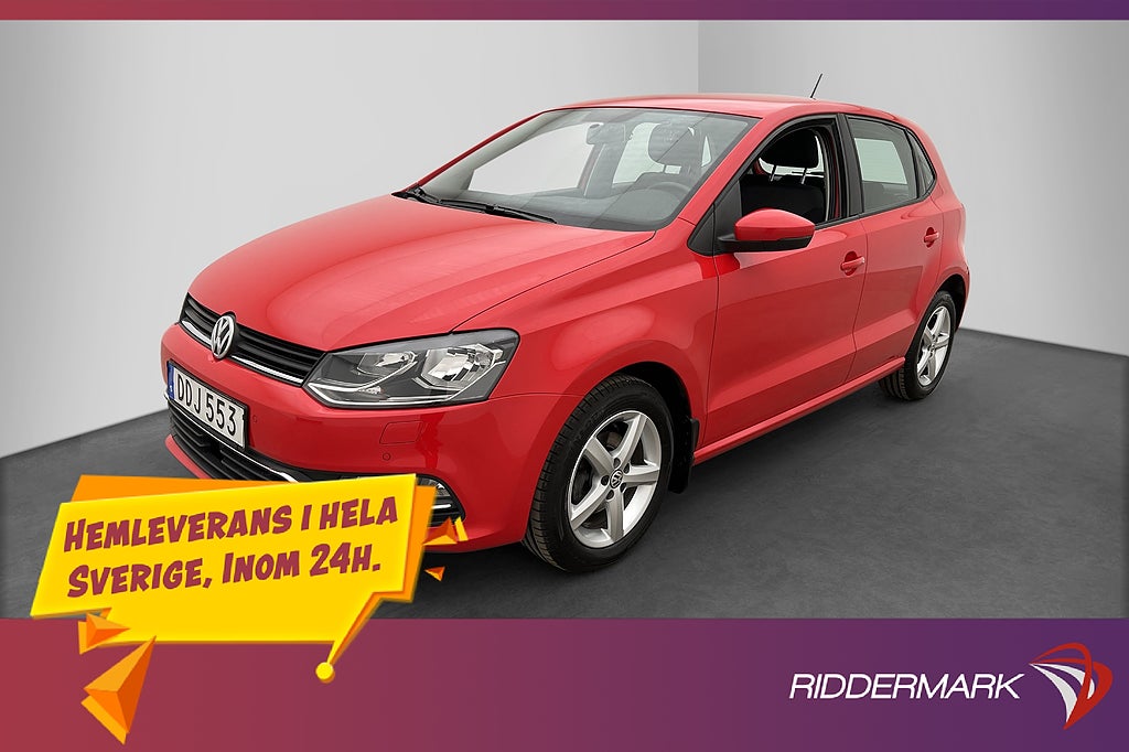 Volkswagen Polo 1.2 TSI 90hk Masters Bluetooth Farthållare