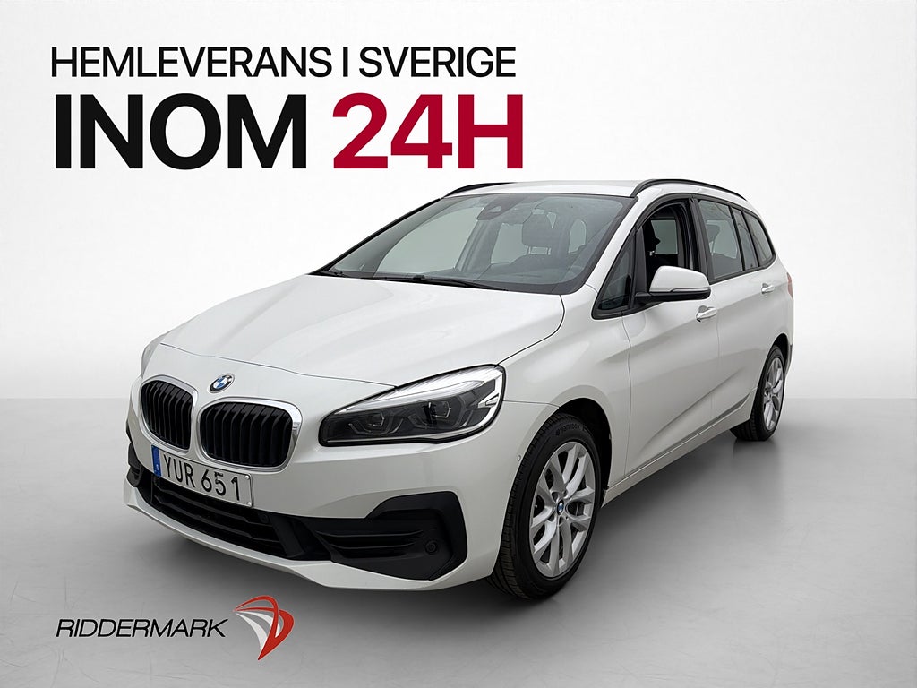 BMW 220D xDrive GT 7-sits Advantage HuD Navi Kamera Drag