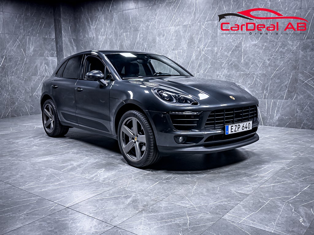 Porsche Macan S Diesel PDK S Värmare Kamera Navi Drag Minnesstolar