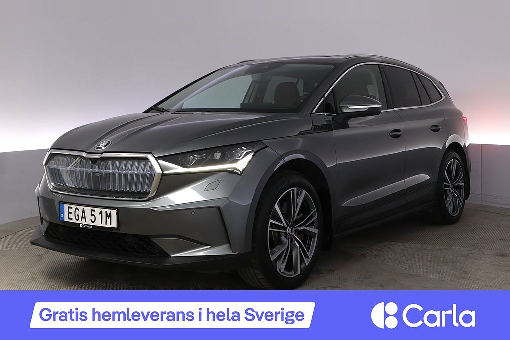 Skoda Enyaq iV 80x Läder Pano 360 Elstol HUD Navi Drag
