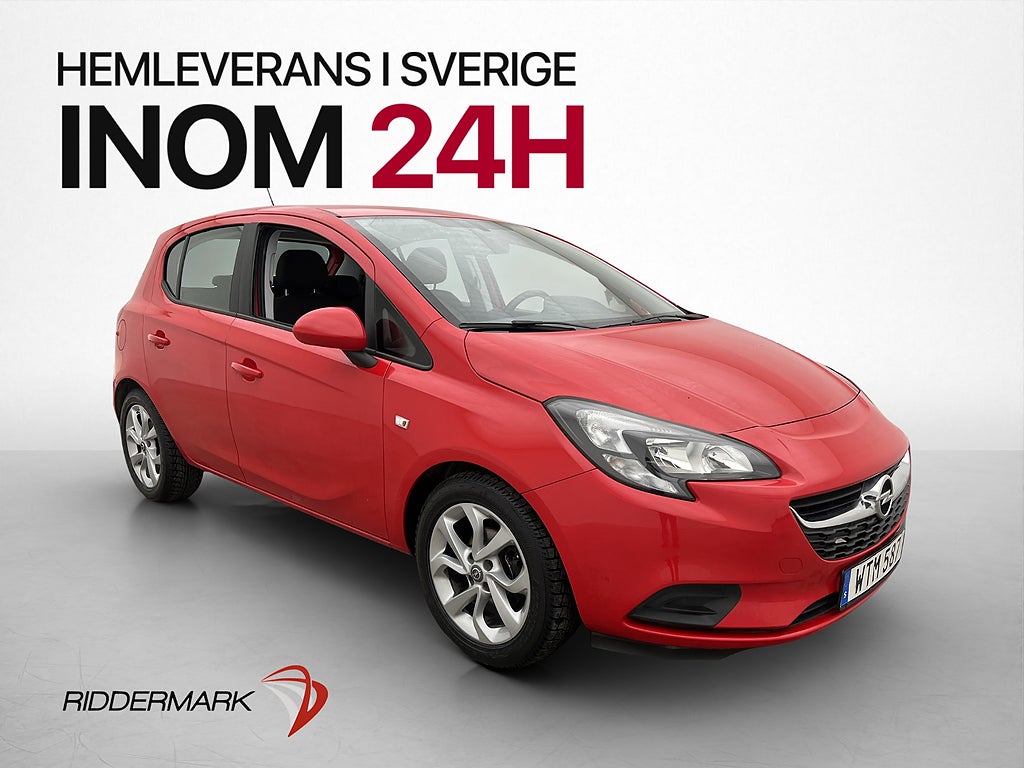 Opel Corsa 1.4 90hk Enjoy P-Sensorer Farthållare Bluetooth