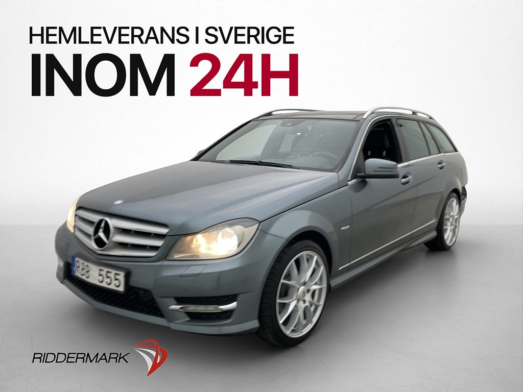 Mercedes-Benz C 180 T 156hk AMG Pano Navi Halvskinn