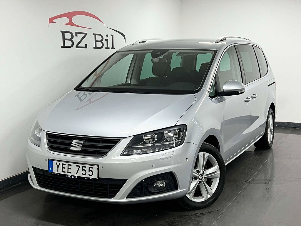 Seat Alhambra 2.0 TDI/ 7-Sits/ Värmare/ Drag/ B-Kamera/ MOMS 4,95%