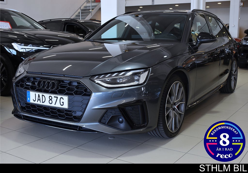 Audi A4  40 TDI quattro S-Tronic S-line Värm Drag  4,95% Ränta