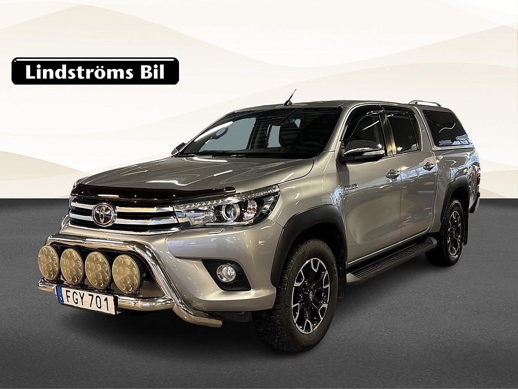 Toyota Hilux Dubbelhytt D-CAB 2.4 Premium S & V-hjul Moms