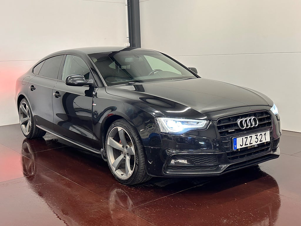Audi A5 SPORTBACK QUATTRO 2.0 TDI 190HK S-LINE P-SENS NY-KAMREM