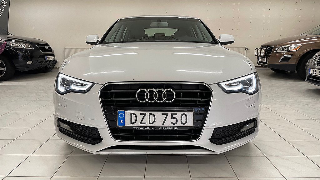 En Audi A5 2.0 TDI från 2015 med S-Linepaketet. 