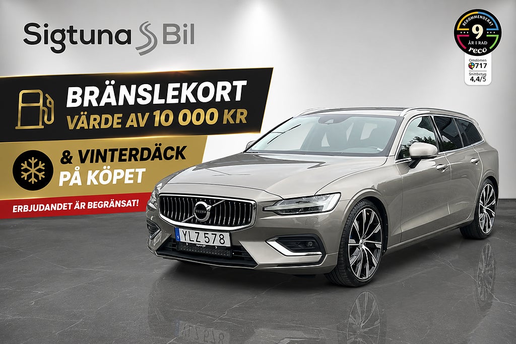 Volvo V60 T6 AWD 310hk Inscription / Läder / Värmare 
