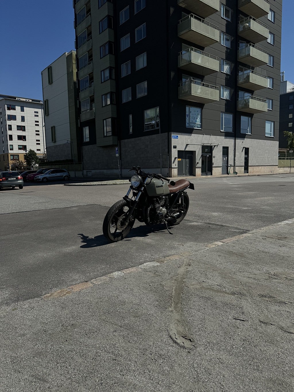 Kawasaki Z750 GPZ Café racer - Kawa Z 750 GPZ Luftkyld -84