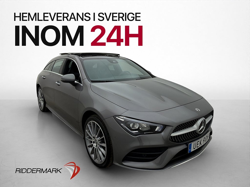 Mercedes-Benz CLA 250 e 218hk AMG Line Pano Wide Drag Kamera