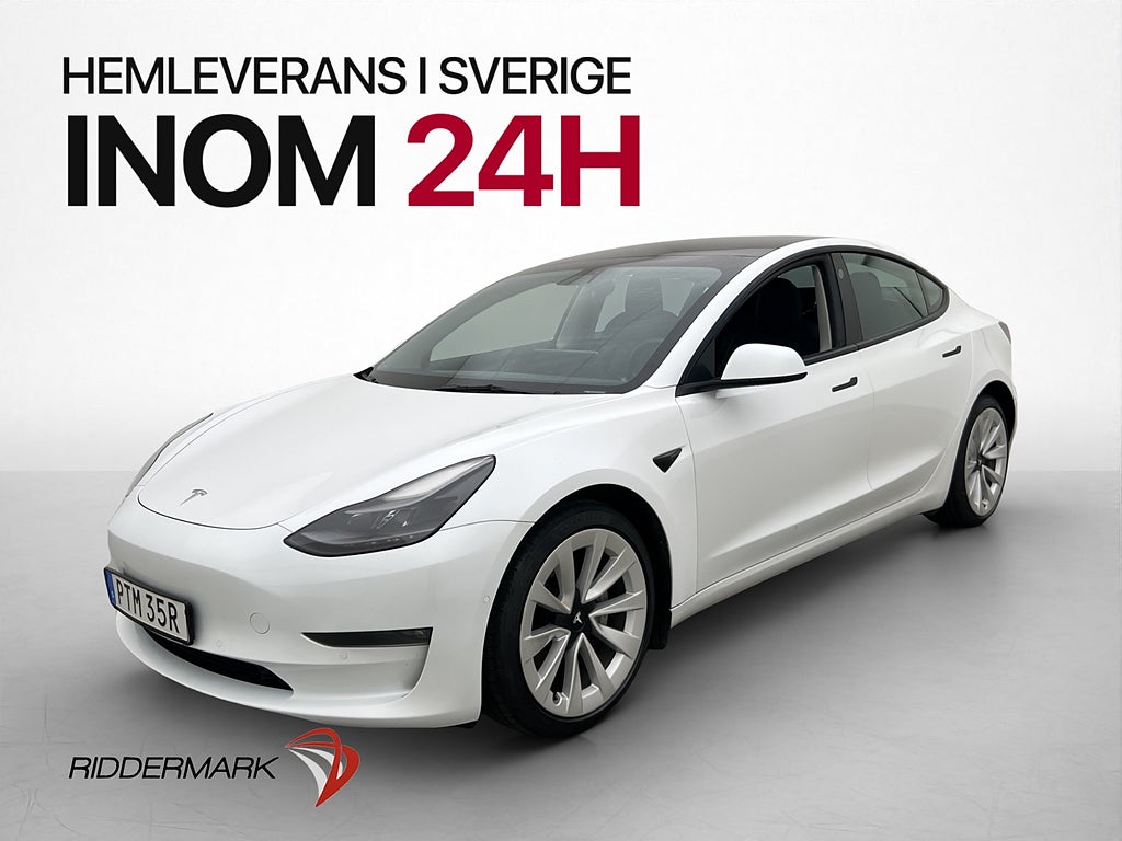 Tesla Model 3 Long Range AWD Panorama Sv-Såld Autopilot
