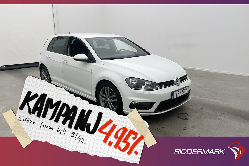 Volkswagen Golf TSI 150hk R-Line Kamera CarPlay 4,95% Ränta