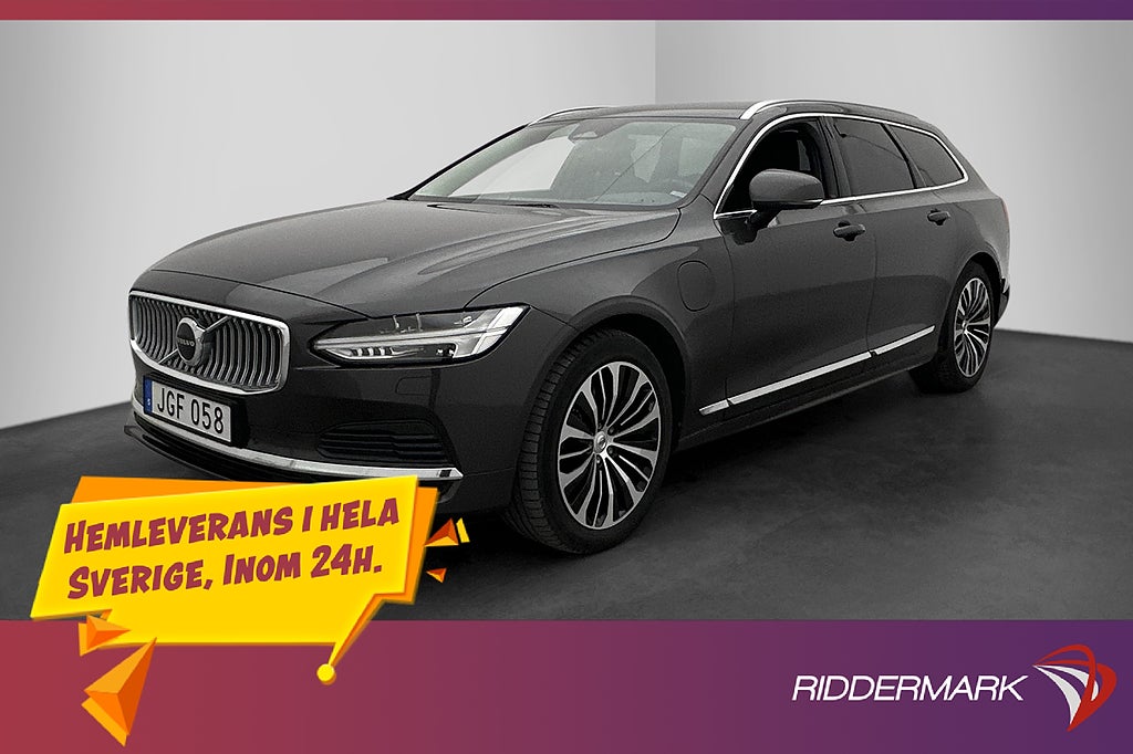Volvo V90 Recharge T6 AWD Core Värmare Drag BLIS Kamera MOMS