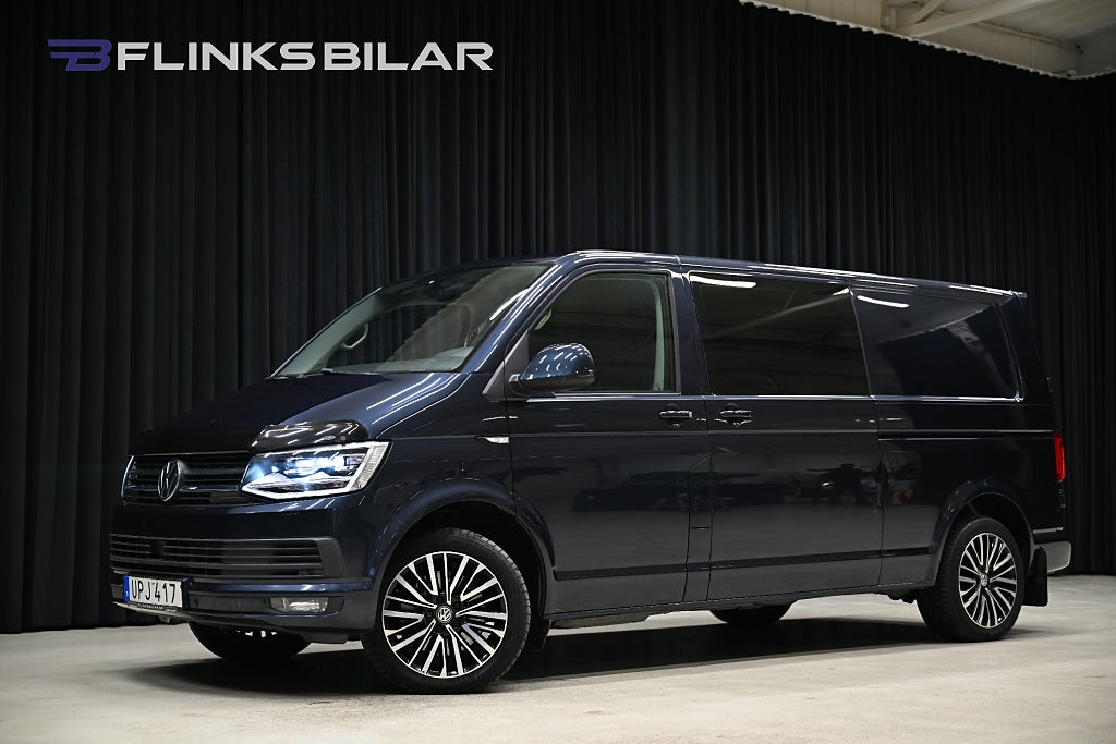 Volkswagen Transporter 4Motion Kombi DSG 204HK Dubbelhytt|Nedlackad|Moms|SeUTR