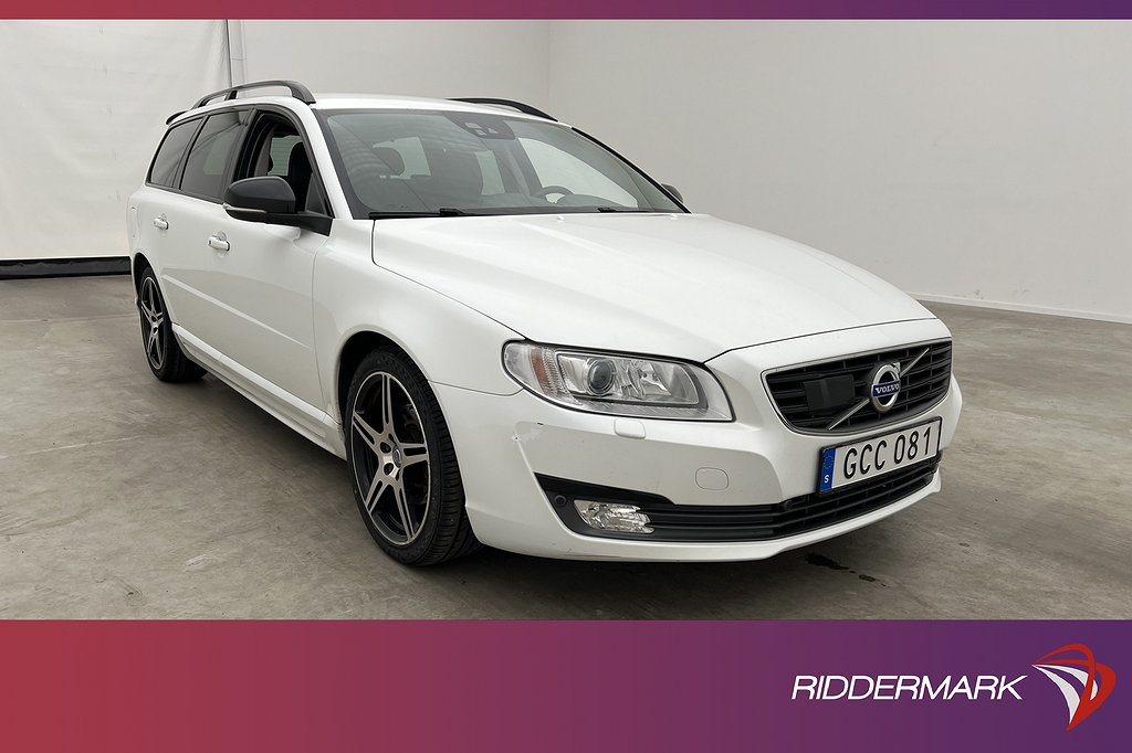 Volvo V70 D4 Dynamic Edition VOC Värm Navi Skinn Välservad