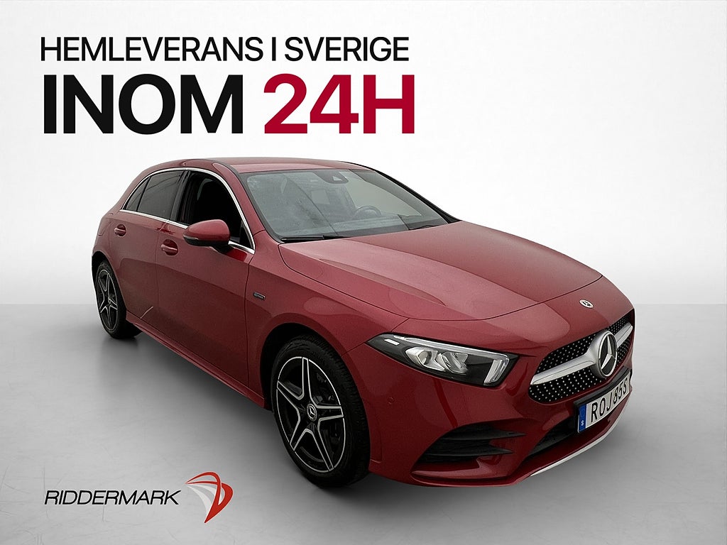 Mercedes-Benz A250 e 218hk AMG Widescreen Värm Kamera Navi