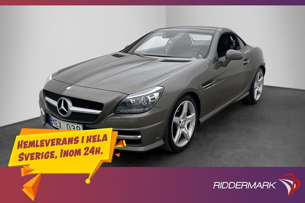 Mercedes-Benz SLK 200 184hk AMG Line P-Sensorer Navi Skinn
