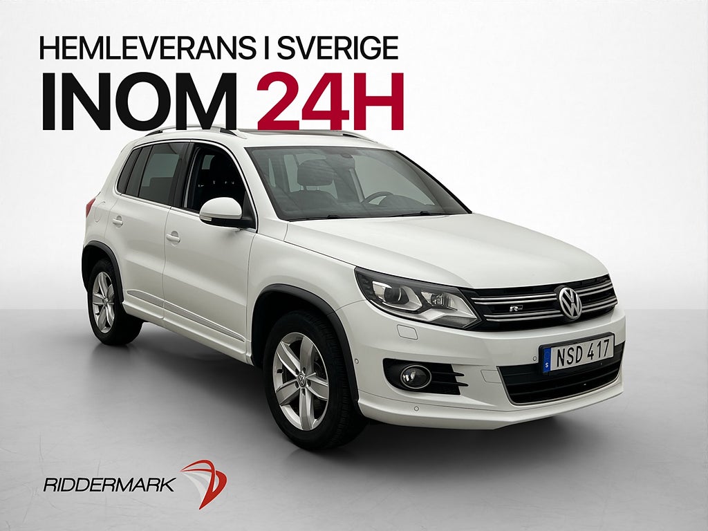 Volkswagen Tiguan R-Line Värmare Kamera Läder ISOFIX Farthå