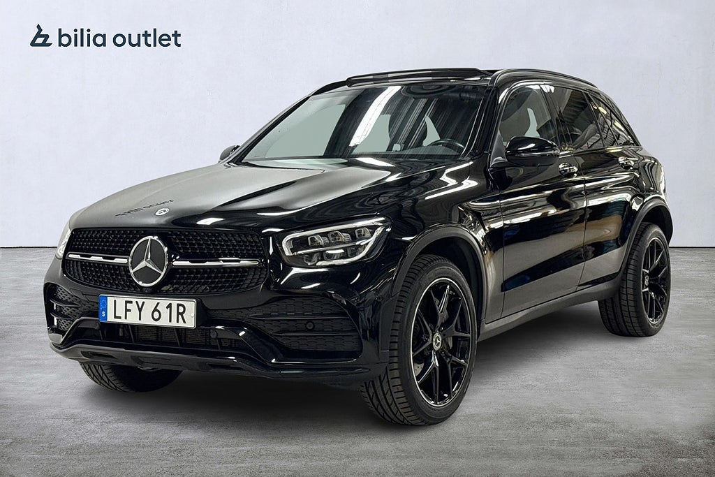 Mercedes-Benz GLC 300 de 4M AMG Night Pano 360° Drag P-värmare Minnes pkt