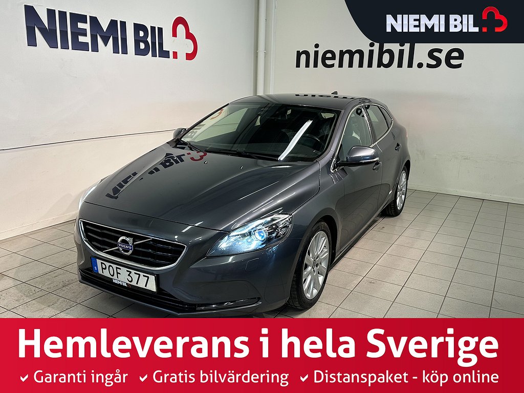 Volvo V40 D2 Automat Momentum Drag Psens Dvärm VoC S/V-hjul