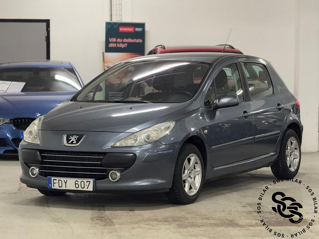 Peugeot 307 5-dörrar 1.6 Euro 4 24 månaders räntefritt avbet