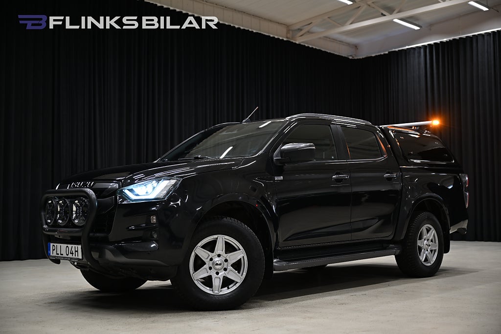 Isuzu D-Max 163HK Automat|Kåpa|Drag|Värmare|XRX|Släde|EnÄgare|Moms