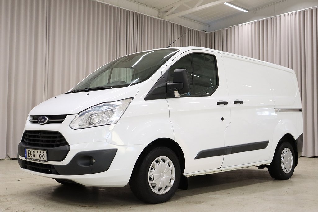 Ford Transit Custom 125HK Inredning X2Sidodörr Drag Värmare