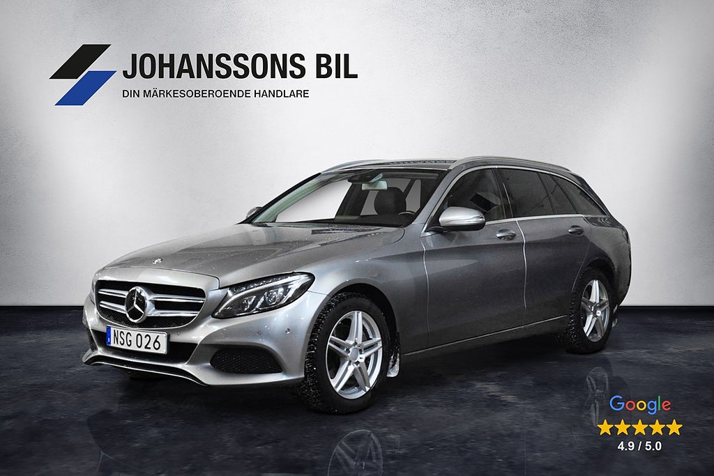 Mercedes-Benz C 220 T d 4MATIC 170hk Kamera Drag AdaptivFrth