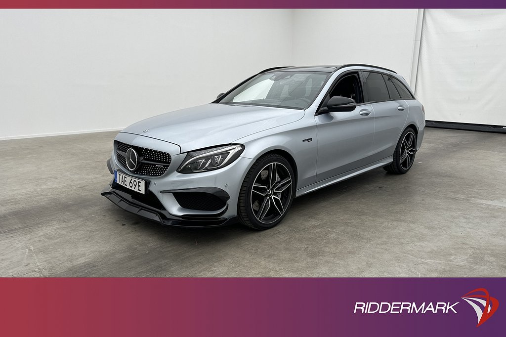 Mercedes-Benz AMG C 43 T 4M 367hk Pano Burm Kolfiber Värmare