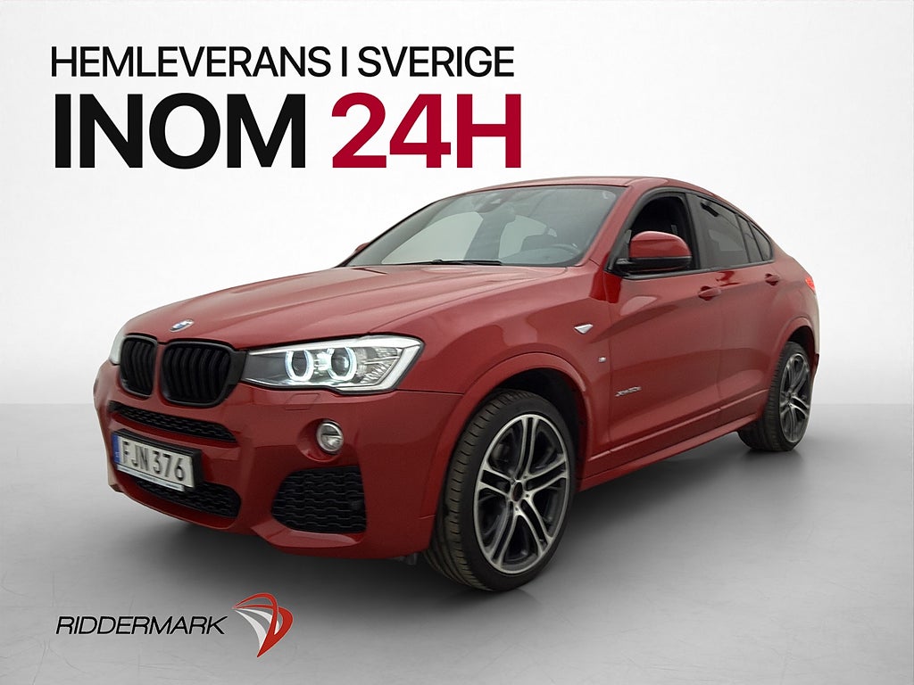 BMW X4 xDrive30d 258hk M Sport Värmare Kamera Drag Skinn