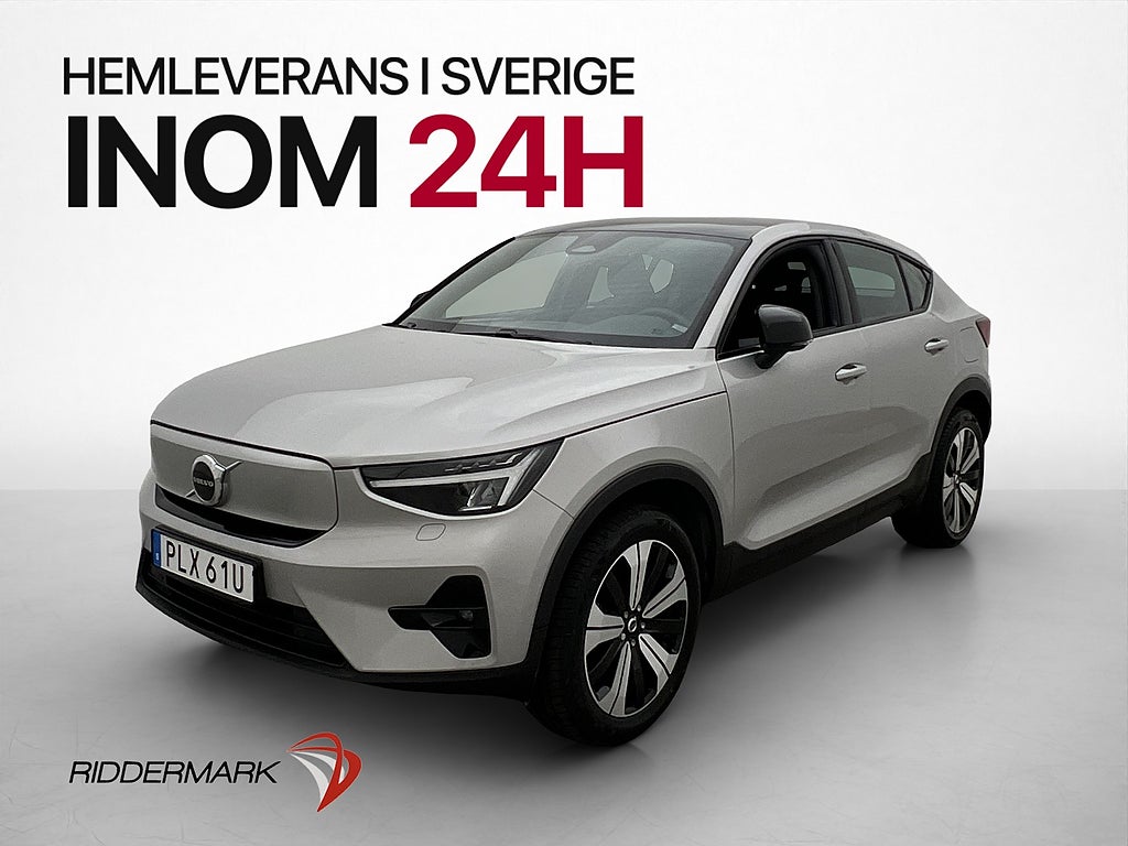 Volvo C40 Recharge Twin AWD Plus MOMS Pano Kamera Värmepump
