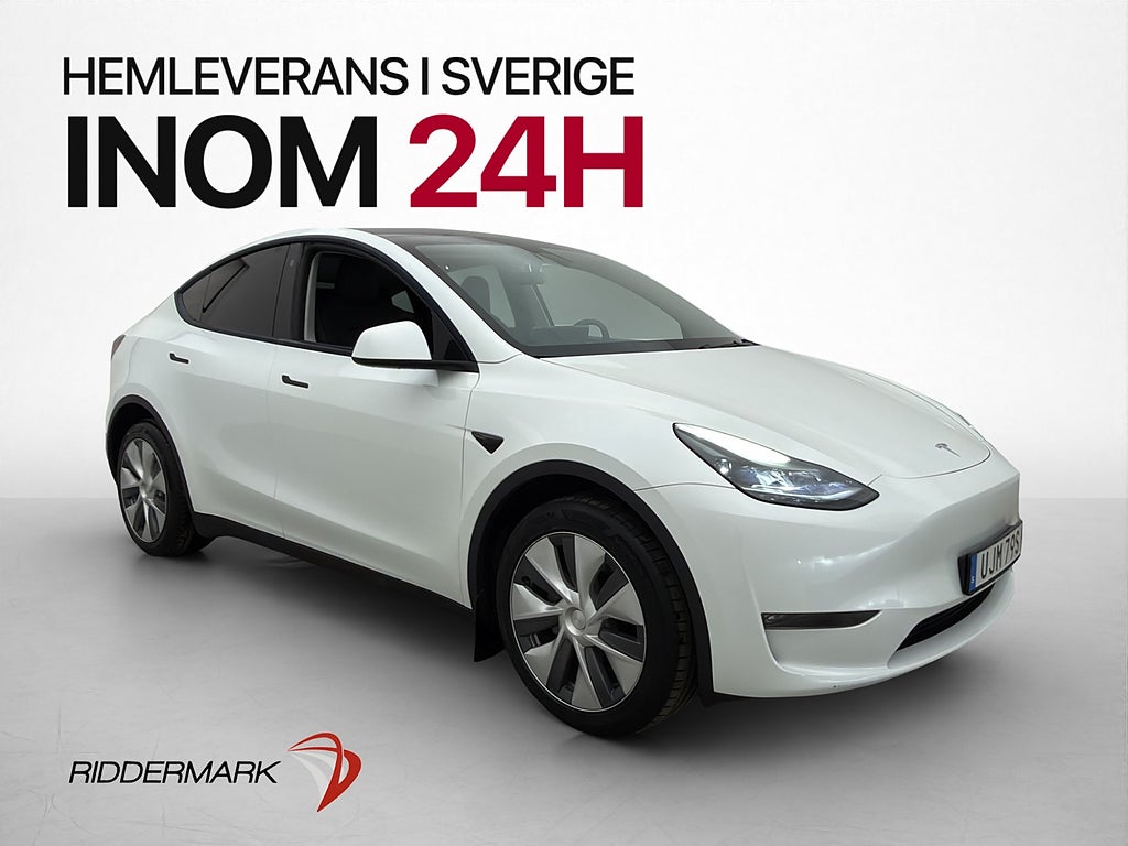 Tesla Model Y Long Range AWD Värmepump Drag Pano Autopilot
